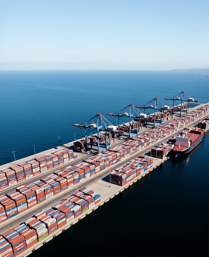 Samsun Port and Black Sea Coastline