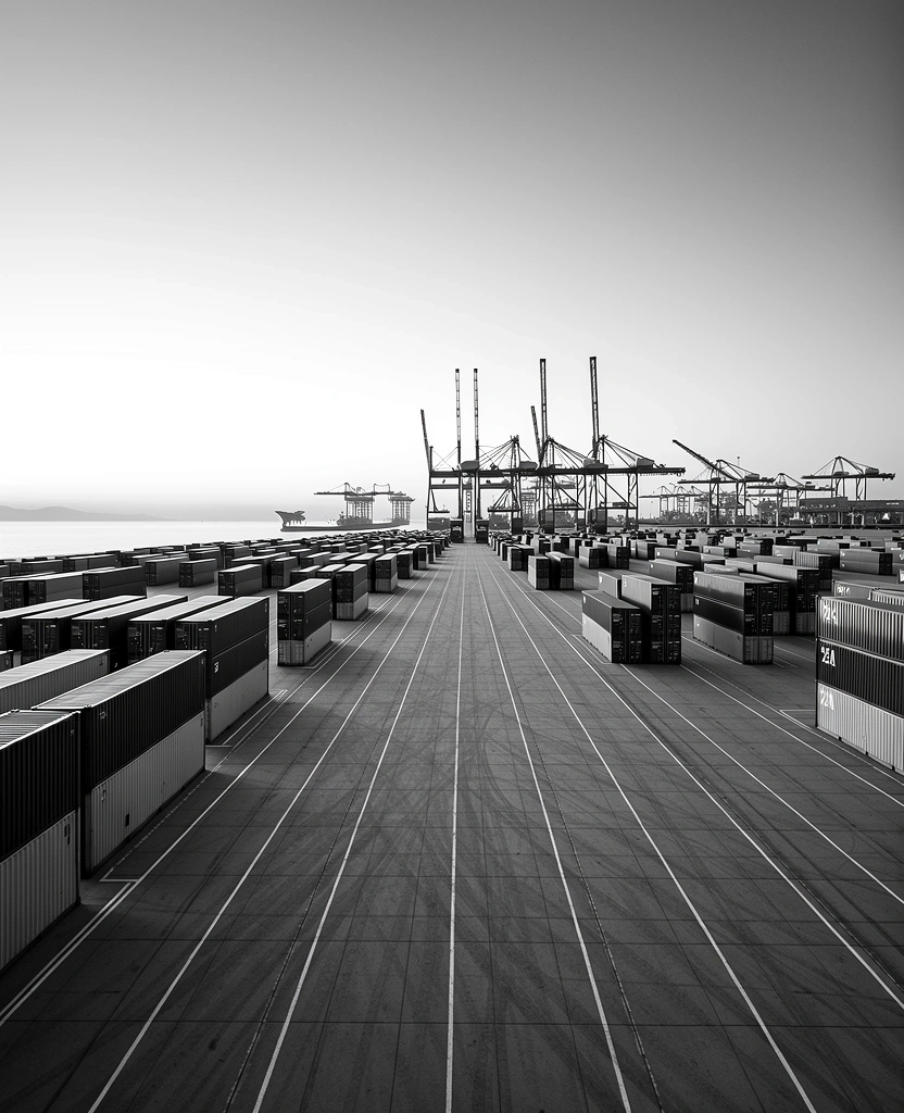 Industrial port landscape